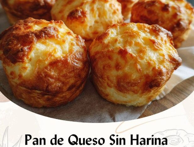Pan de Queso Sin Harina, Fácil y Esponjoso
