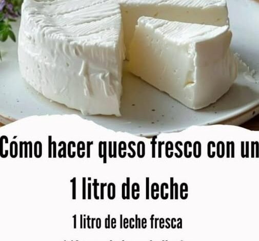 Queso Fresco con 1 Litro de Leche Queso Fresco con 1 Litro de Leche