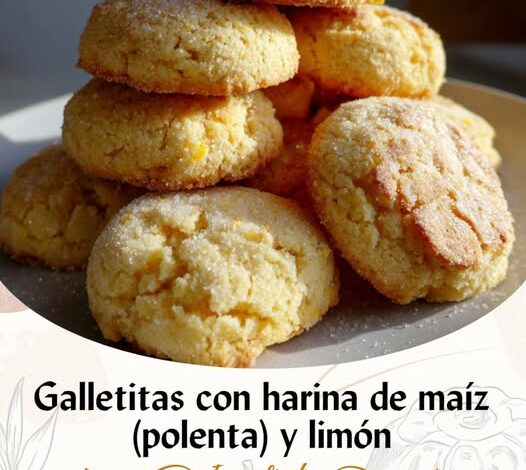 Galletitas con Harina de Maíz y Limón Galletitas con Harina de Maíz y Limón