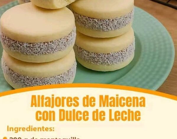 Alfajores de Maicena con Dulce de Leche Alfajores de Maicena con Dulce de Leche
