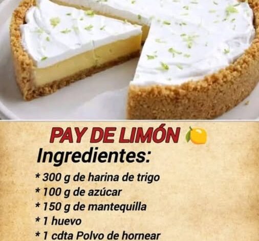 PAY DE LIMÓN PAY DE LIMÓN