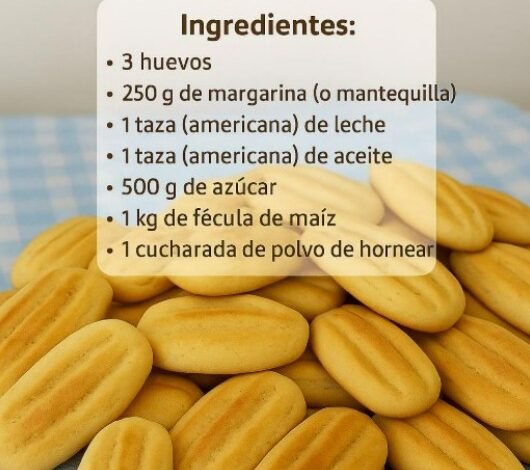 Galletas de Fécula de Maíz que se Deshacen en la Boca Galletas de Fécula de Maíz que se Deshacen en la Boca